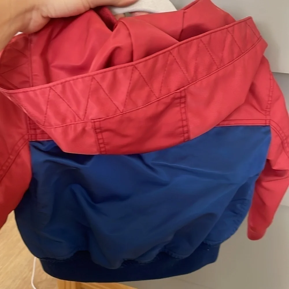 Burberry Two-tone Hooded Bomber Jacket